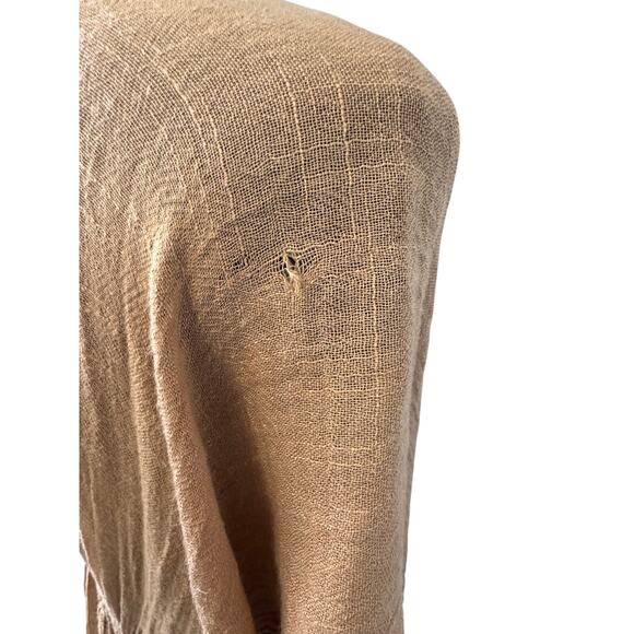 MELROSE and MARKET Women’s Beige Casual Everyday Layer Ruana Wrap (Size Missing) - Picture 4 of 6